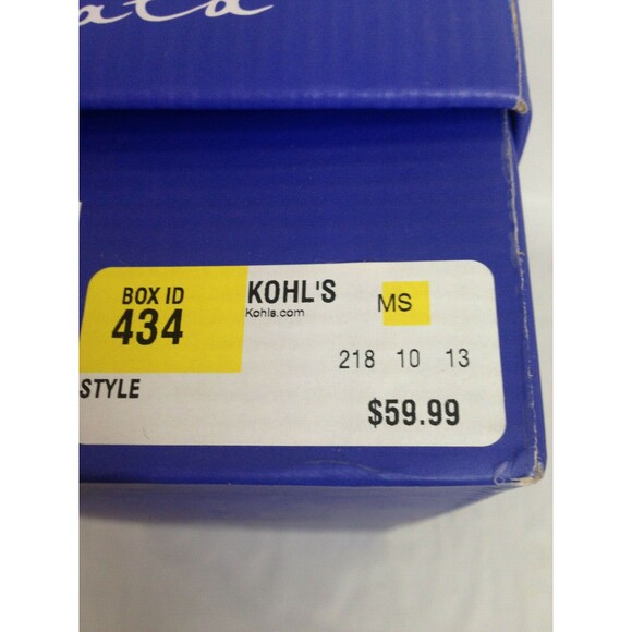 Kohls Sonata Doris Loafers Black Gilded Croco Print Flats Driving Shoes 9.5 $59 - Picture 8 of 9